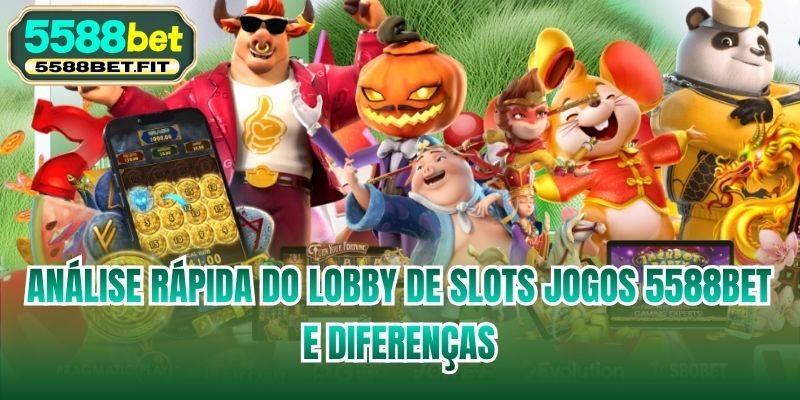 Análise rápida do lobby de Slots jogos 5588bet e diferenças